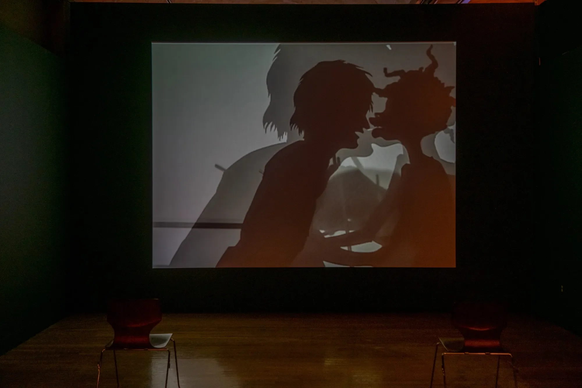 artwork by Kara Walker, Visual Arts Center, UT Austin