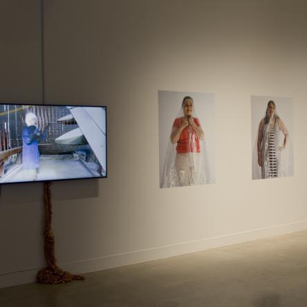 install image of 'Grasping fragments, or otherwise calculating distance' exhibition at Visual Arts Center, UT Austin