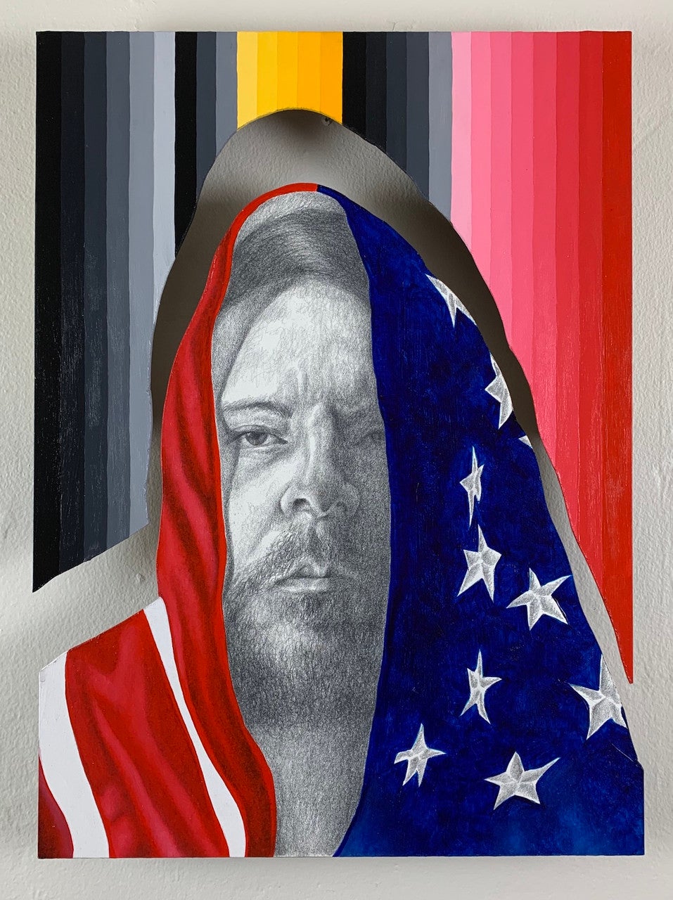 artwork by Alejandro Macias, Visual Arts Center, UT Austin
