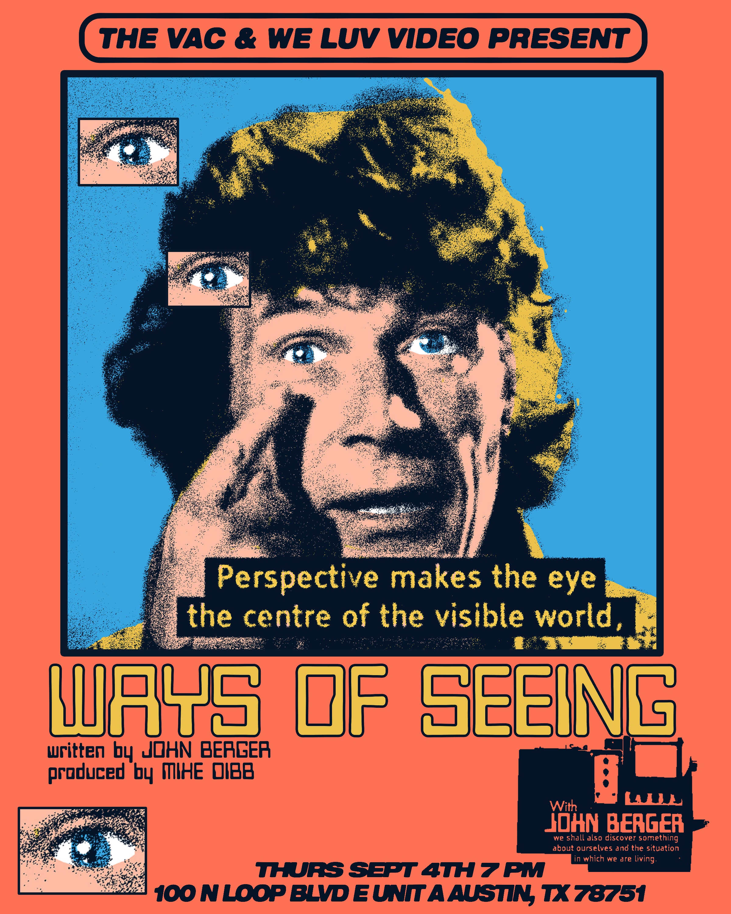 poster for John Berger's ways of seeing