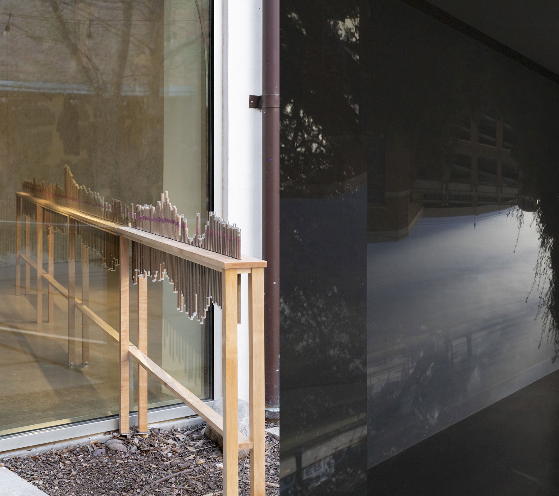 composite image of works by Abby Flanagan and Francesca Lally