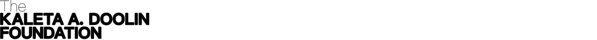 logo for The Kaleta A. Doolin Foundation