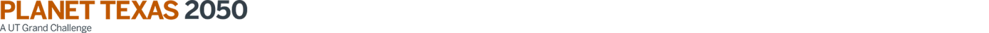 logo for Planet Texas 2050, A UT Grand Challenge