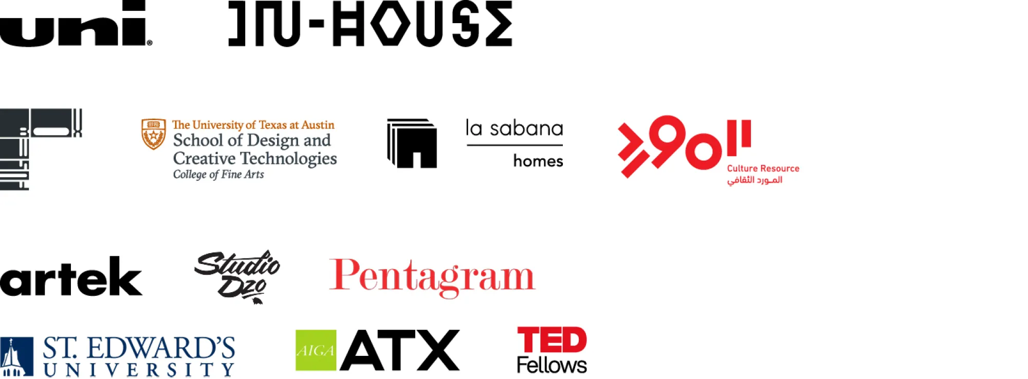 Exhibition supporters for Hundred Points