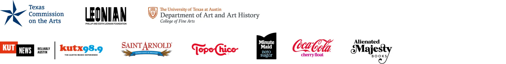 logos of supporters of Adraint Bereal: As It Appears