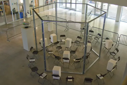 artwork by Nikita Gale, Visual Arts Center, UT Austin
