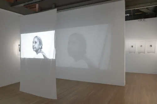 Installation view of Ten sounds I cannot hear 