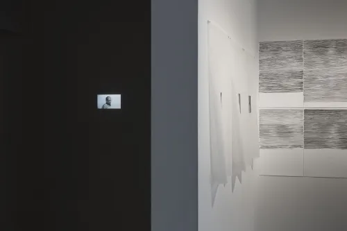 Installation view of Ten sounds I cannot hear