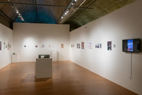 artwork by Aesthetics of Health students, Visual Arts Center, UT Austin