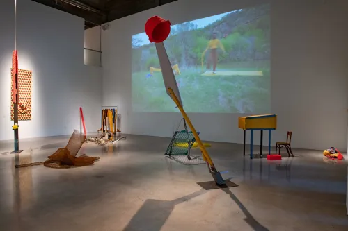 artwork by Magdalena Jarkowiec, Visual Arts Center, UT Austin