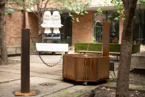 artwork by UT Austin students, Visual Arts Center