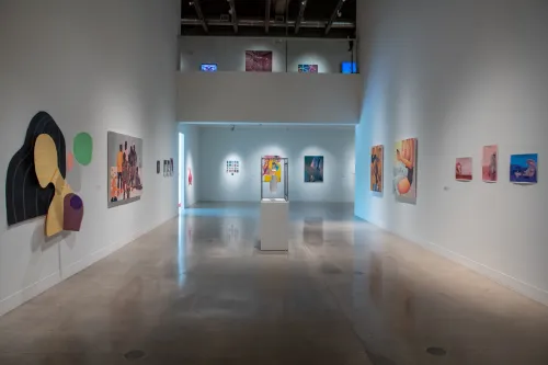 artwork by UT Austin students, Visual Arts Center