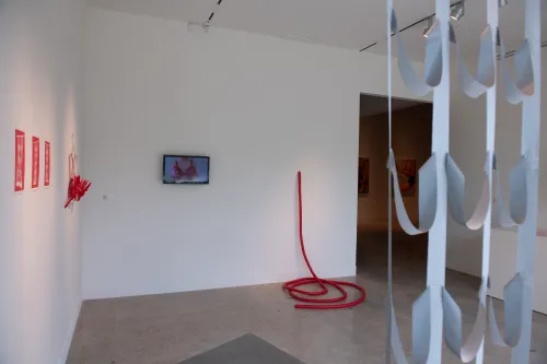 artwork by UT Austin students, Visual Arts Center