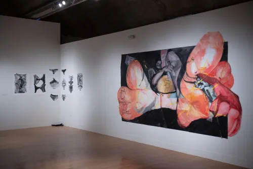 artwork by UT Austin students, Visual Arts Center
