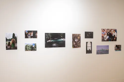 gallery image of photo graphs hung on a single wall