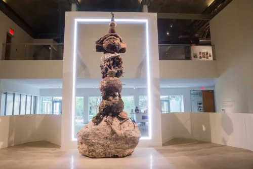 artwork by Larry Bamburg, Visual Arts Center, UT Austin