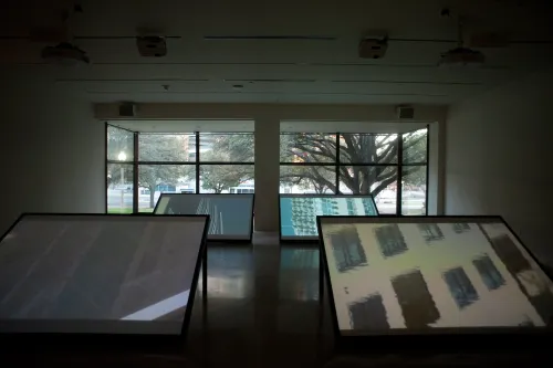 work by Justin Boyd, Visual Arts Center, UT Austin