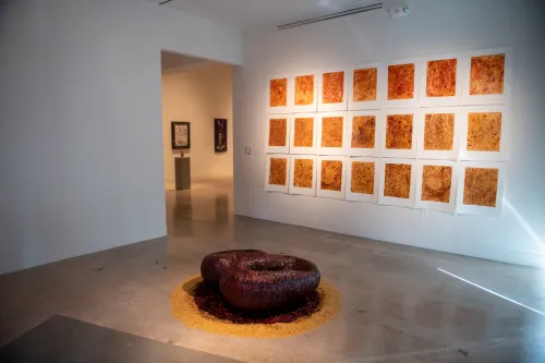 'Between Two Worlds' exhibition, Visual Arts Center, UT Austin