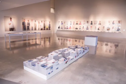 work by Ann Hamilton at Visual Arts Center, UT Austin
