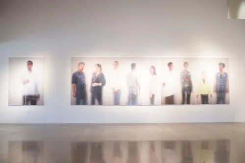 work by Ann Hamilton at Visual Arts Center, UT Austin
