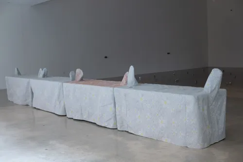 artwork by Nancy Lupo, Visual Arts Center, UT Austin