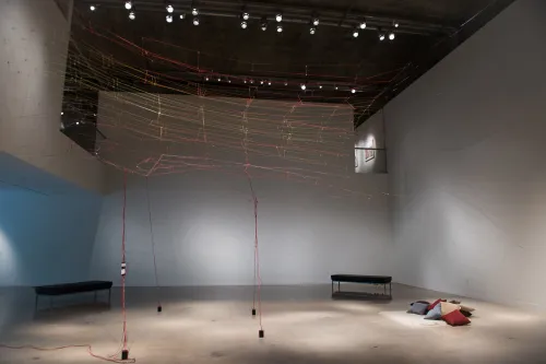 work by Victor Perez-Rul, Visual Arts Center, UT Austin