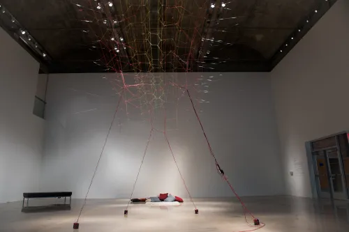 work by Victor Perez-Rul, Visual Arts Center, UT Austin
