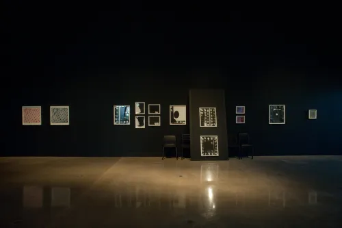 work by Emily Roysdon, Visual Arts Center, UT Austin