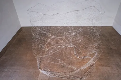 work by Alyson Shotz, Visual Arts Center, UT Austin