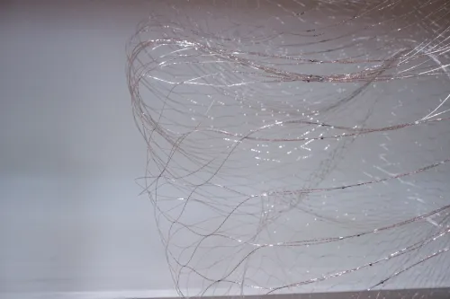 work by Alyson Shotz, Visual Arts Center, UT Austin