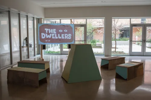 installation by Michael Sieben at Visual Arts Center, UT Austin