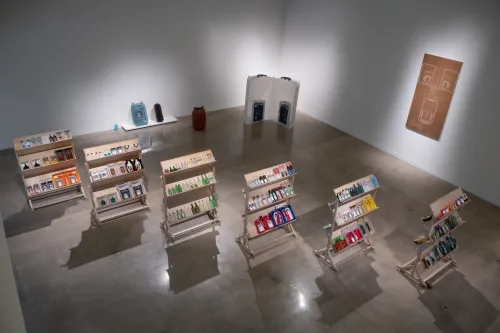 artwork by Lan Tuazon, Visual Arts Center, UT Austin