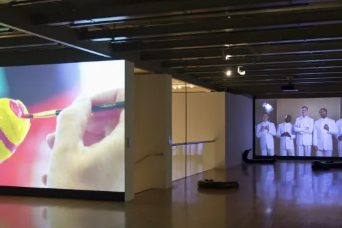 work by Kenneth Tam, Visual Arts Center, UT Austin