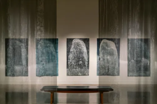 installation view of 2024 Studio Art MFA Thesis Exhibition