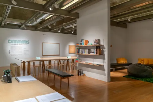 installation view of COMMONS