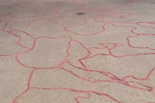 installation view of Abby Flanagan: To Move Through Stone