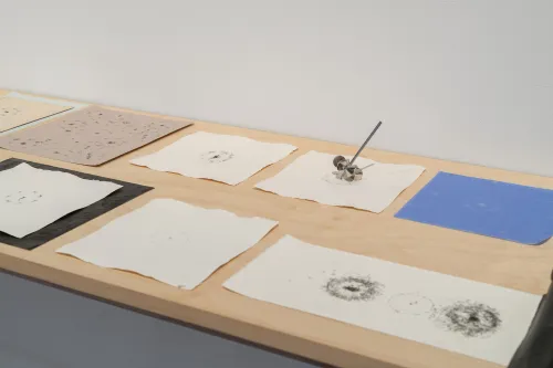 installation view of Abby Flanagan: To Move Through Stone