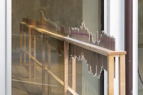 installation view of Abby Flanagan: To Move Through Stone