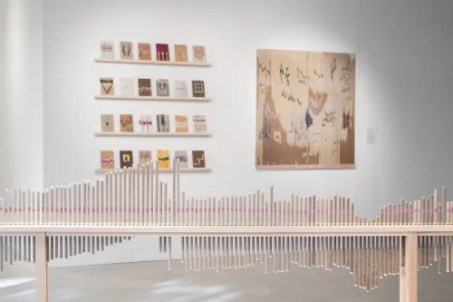 installation view of Abby Flanagan: To Move Through Stone