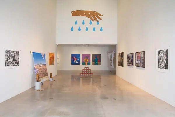 installation view of Somos Recuerdos