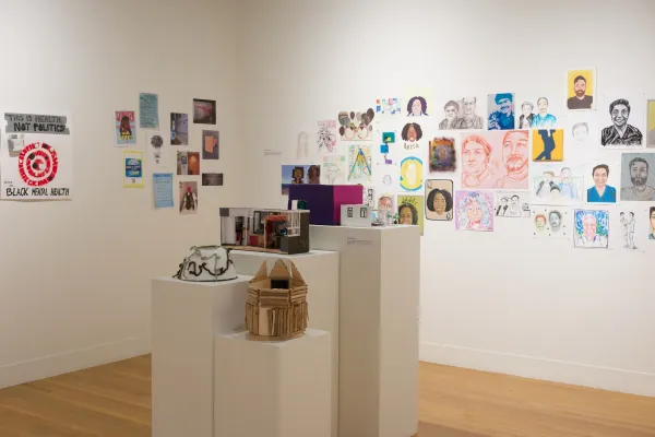image of work in a gallery 