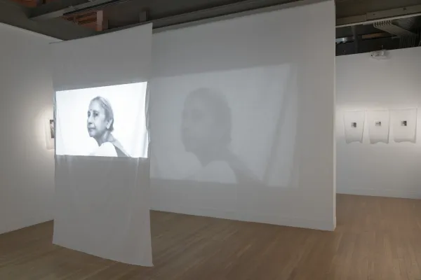 Installation view of Ten sounds I cannot hear 