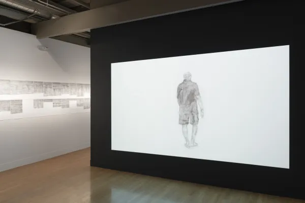 Installation view of Ten sounds I cannot hear