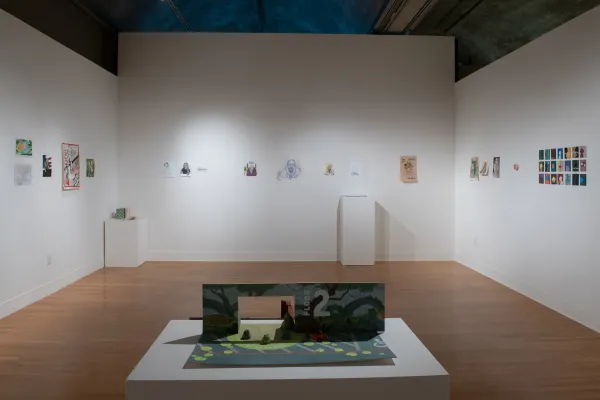 artwork by Aesthetics of Health students, Visual Arts Center, UT Austin