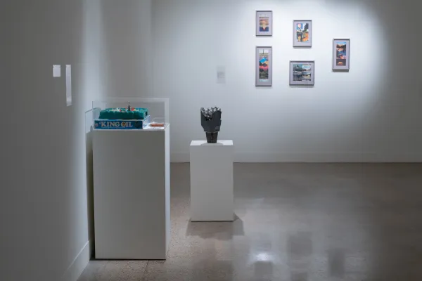 artwork by Carolina Caycedo and David de Rozas, Visual Arts Center, UT Austin