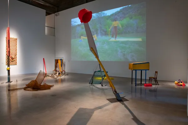 artwork by Magdalena Jarkowiec, Visual Arts Center, UT Austin