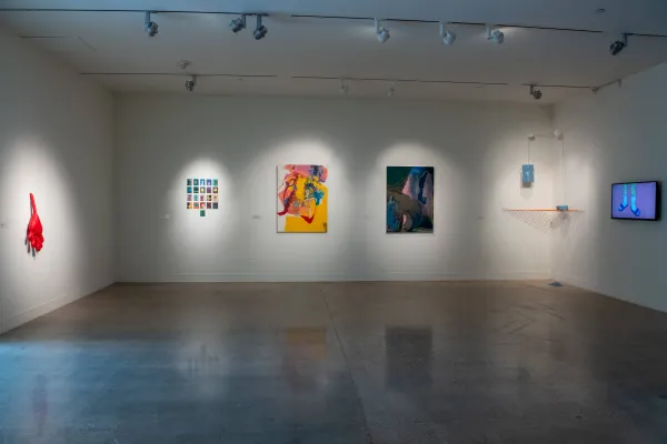 artwork by UT Austin students, Visual Arts Center