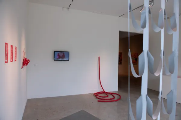 artwork by UT Austin students, Visual Arts Center
