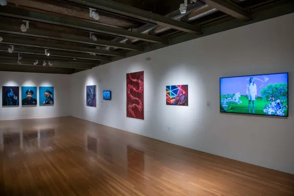 artwork by UT Austin students, Visual Arts Center