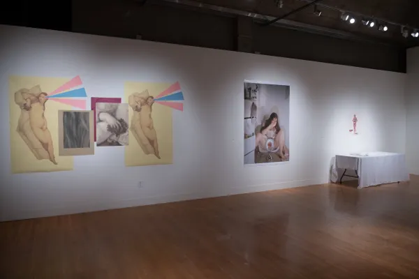 artwork by UT Austin students, Visual Arts Center